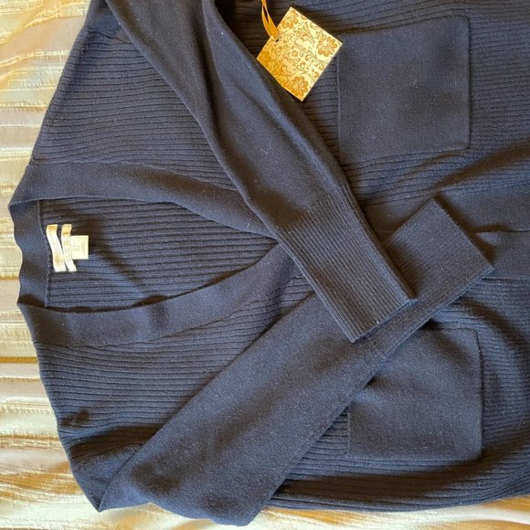 NWT - Christian Siriano Merino Wool Cardigan - Picture 1 of 5